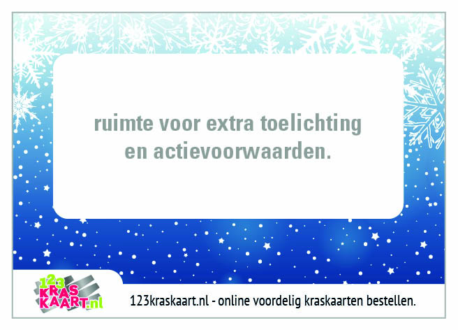 kraskaart blauw sneeuwsterren kraskaart blauw sneeuwsterren