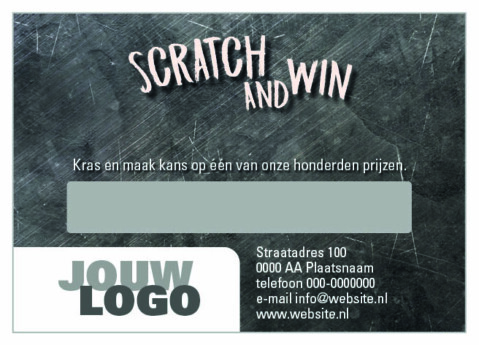 kraskaart grijs krijtbord