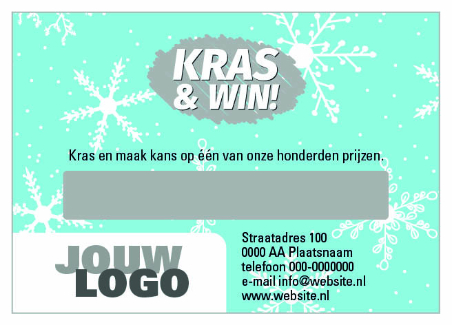 kraskaart blauw met sneeuwvlokken kraskaart blauw met sneeuwvlokken