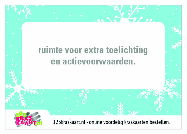 kraskaart blauw met sneeuwvlokken kraskaart blauw met sneeuwvlokken