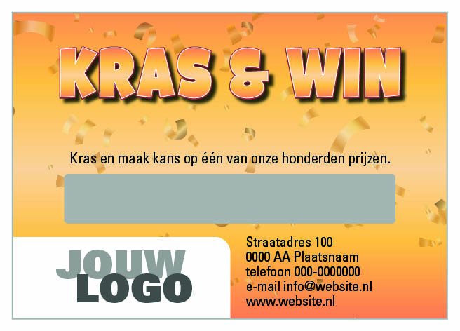 kraskaart okergeel gouden snippers kraskaart okergeel gouden snippers