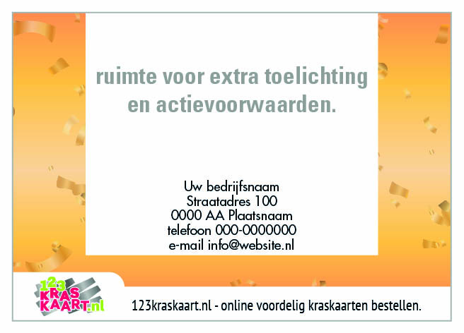 kraskaart okergeel gouden snippers kraskaart okergeel gouden snippers