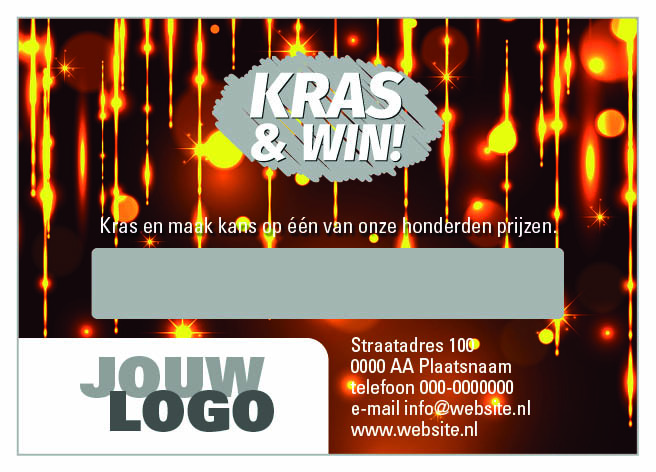 kraskaart bruin met gouden regen kraskaart bruin met gouden regen