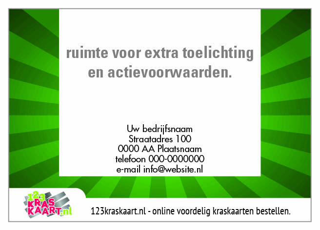 kraskaart groene zonnenstraal kraskaart groene zonnenstraal