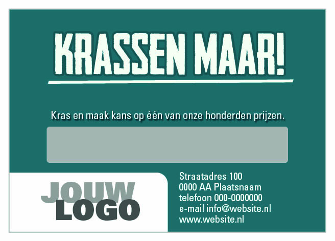 kraskaart blauwgroen volvlak kraskaart blauwgroen volvlak