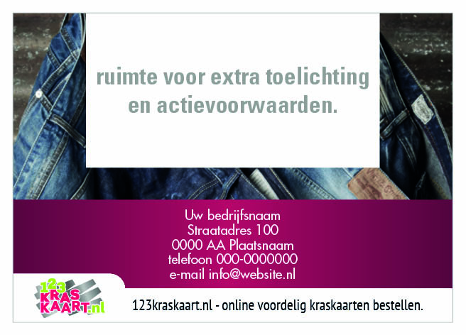 kraskaart kledingwinkel kraskaart kledingwinkel