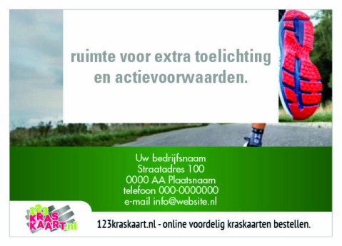 kraskaart sportzaak sportartikelen
