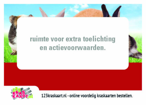 kraskaart dierenwinkel dierenspeciaalzaak