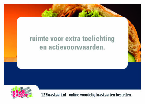 kraskaart shoarmazaak