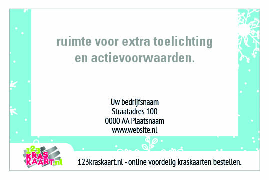 kraskaart blauw met sneeuwsterren kraskaart blauw met sneeuwsterren